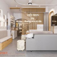 Mẫu thiết kế nội thất spa Uyên Trang chỉ với 40m2
